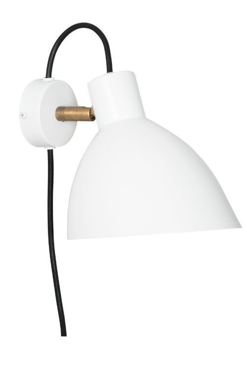 KH#1 Wandlampe weiß von Konsthantverk