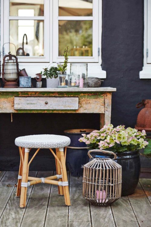 Hocker Simone schwarz Sika