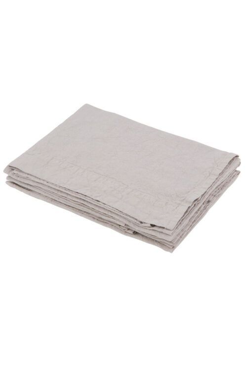 Tischwäsche - Stoffservietten aus festem Leinen von Lissoy beige rose