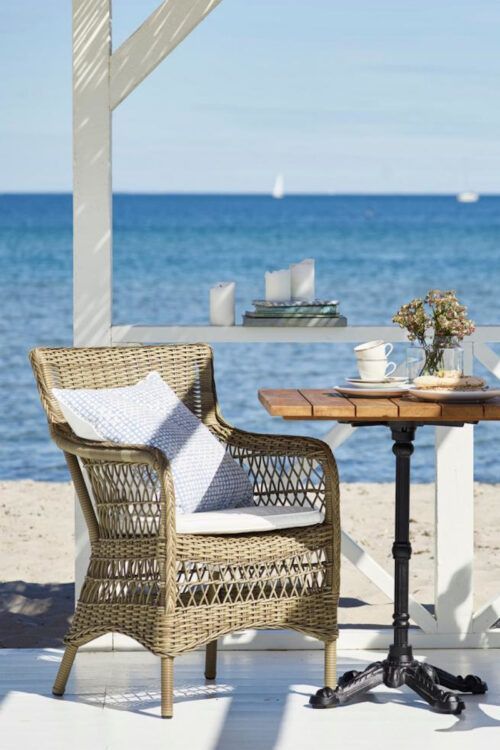 Outdoor - Gartenstuhl Marie mit Armlehne von Sika Design