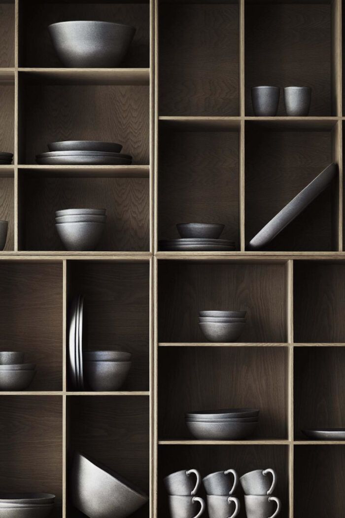 Küche - Geschirr Set aus Steingut für 6 Personen von Klassik Studio Kopenhagen