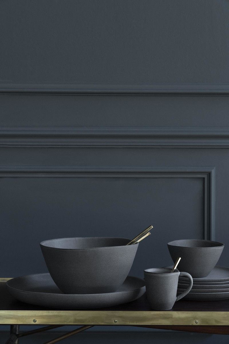 Küche - Geschirr Set aus Steingut für 6 Personen von Klassik Studio Kopenhagen