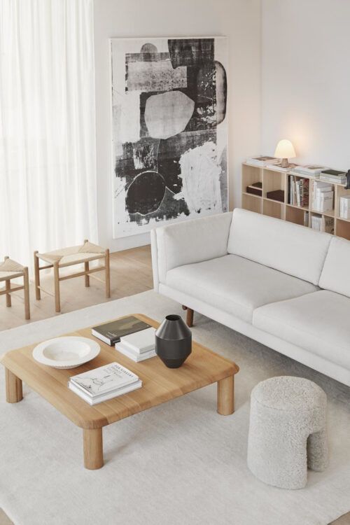 Möbel – Tische & Konsolen – Couchtisch Islets von Fredericia nach einem Design von Maria Bruun – aus massiver Eiche