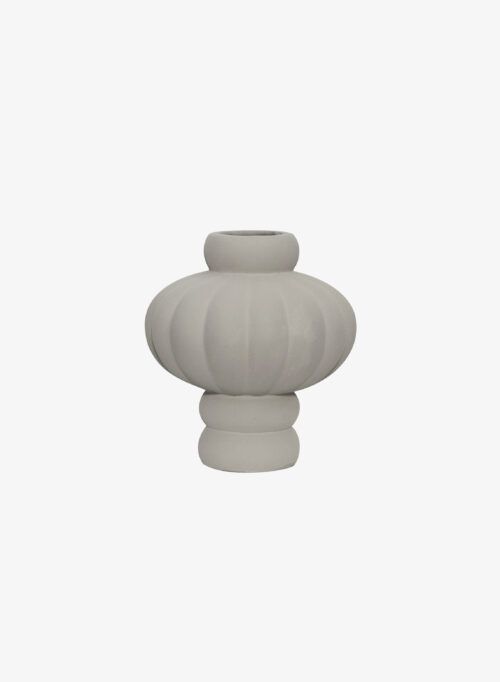 Wohnaccessoires - Vasen - hübsche Wohnaccessoires - Vasen - runde Ballon Vase No 2 in sanded grey