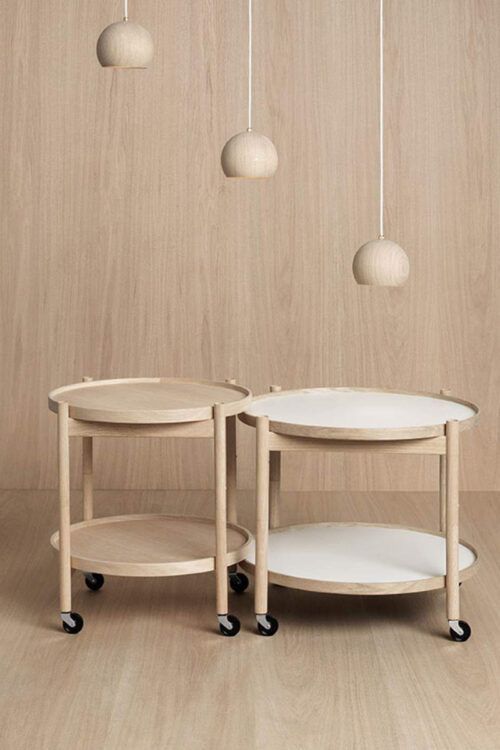 Möbel – Tische & Konsolen - Bølling Tray Table 'Furnier' by Brdr. Krüger