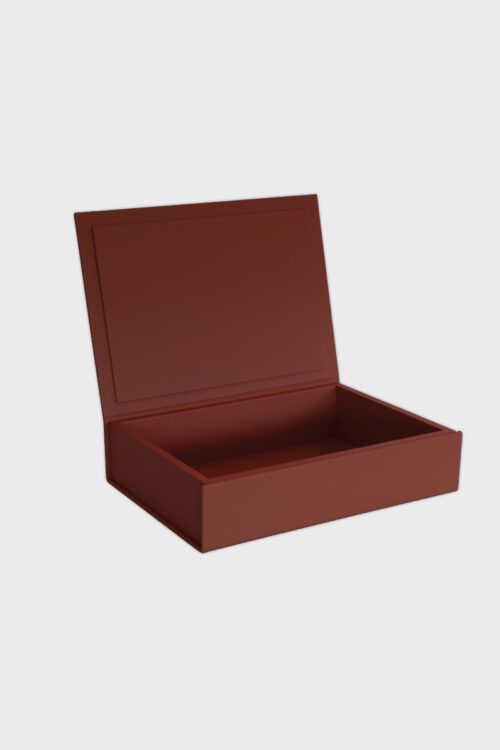 Lederwaren - Bookbox medium von August Sandgren aus weichem Leder