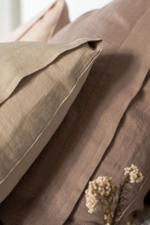 Leinen-Kopfkissen-Satin-Lissoy