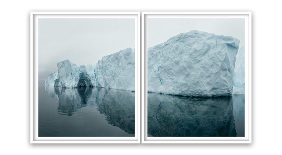 Olaf Otto Becker - Ilulissat 15 diptych Greenland