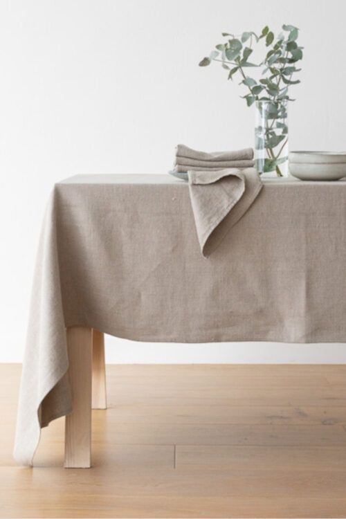 TISCHWÄSCHE - Tischdecke Lara aus herrlichem Leinen