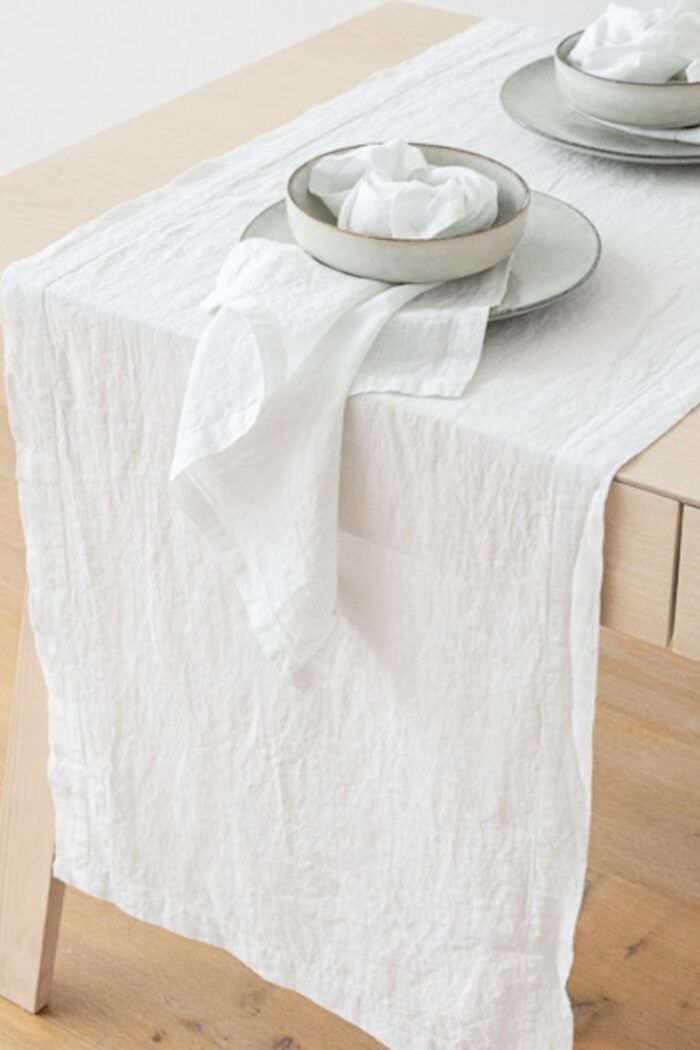 TISCHWÄSCHE - Stonewashed Leinen Stoffservietten