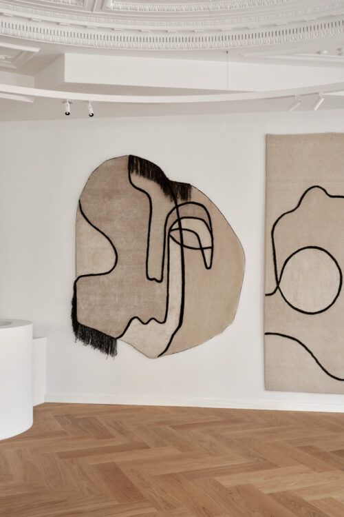 TEPPICHE – WANDTEPPICHE - Wandteppich Slanted Self von Linie Design