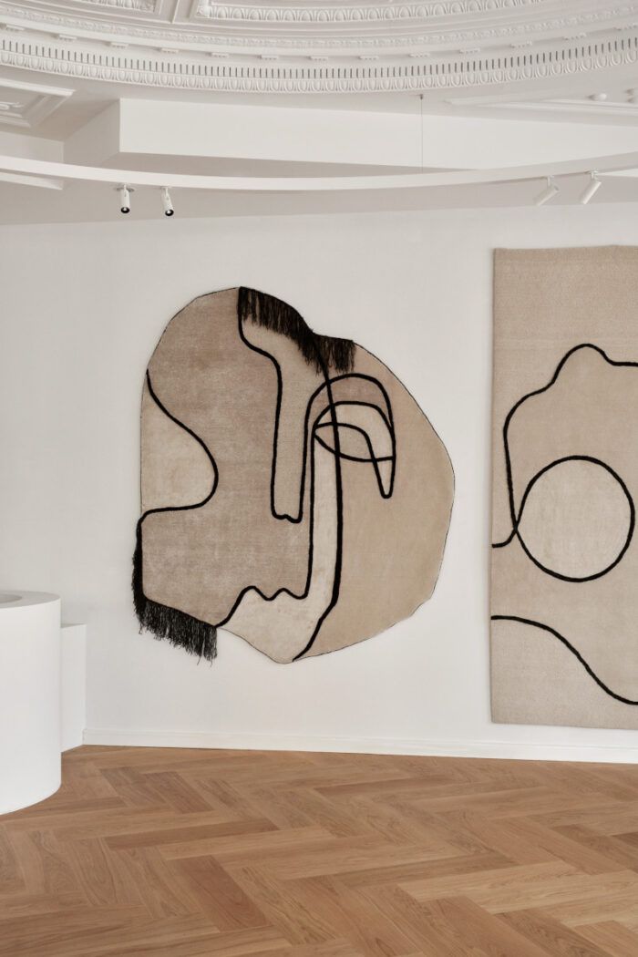 TEPPICHE – WANDTEPPICHE - Wandteppich Slanted Self von Linie Design