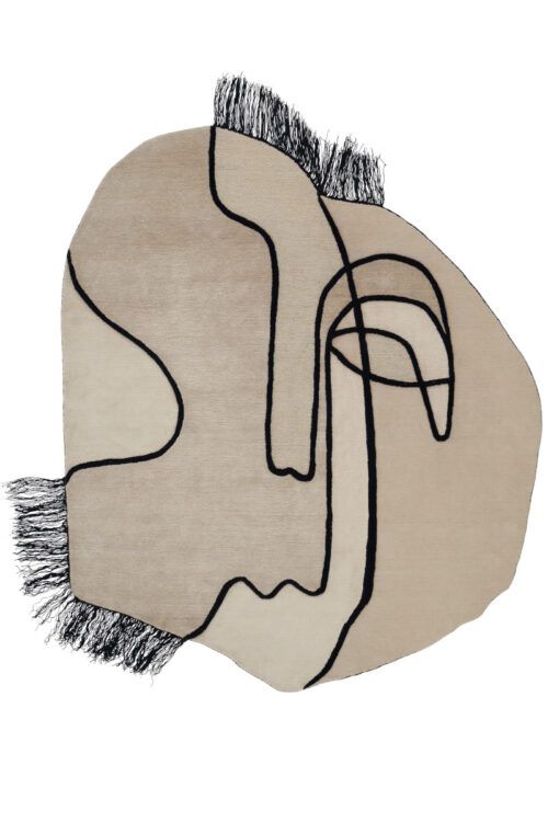 TEPPICHE – WANDTEPPICHE - Wandteppich Slanted Self von Linie Design