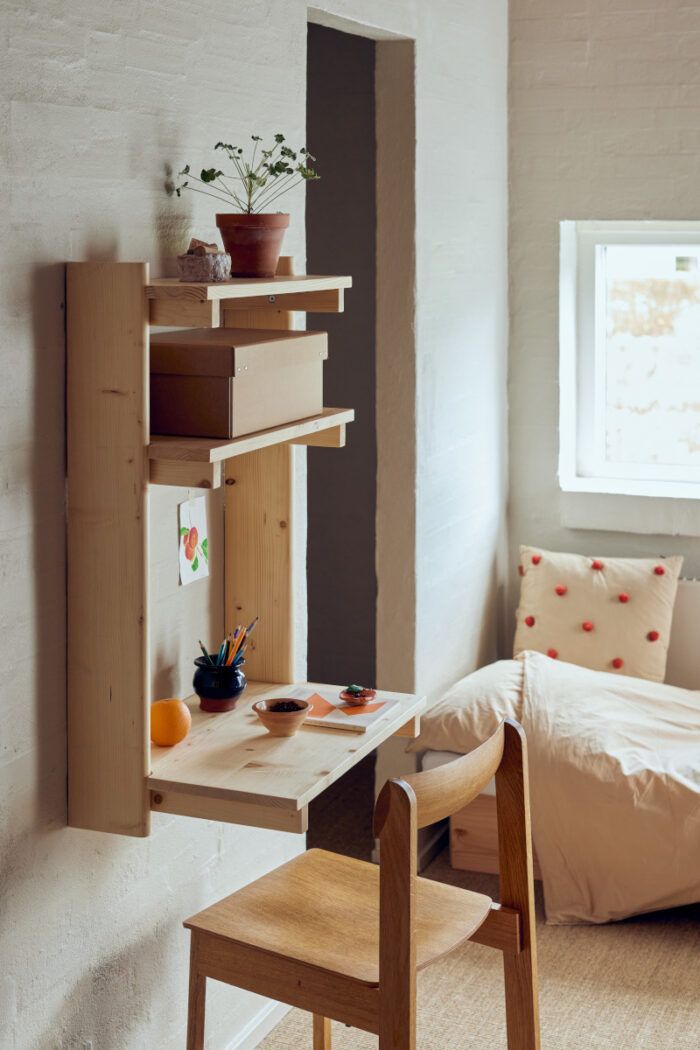 Beam Wall Office Shelf by Form & Refine